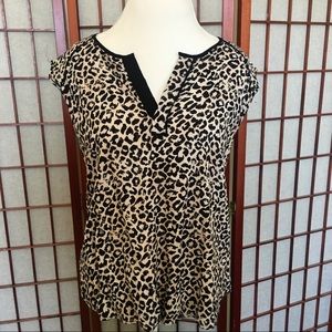 Kenar Cheetah Print Muscle Top Size XL